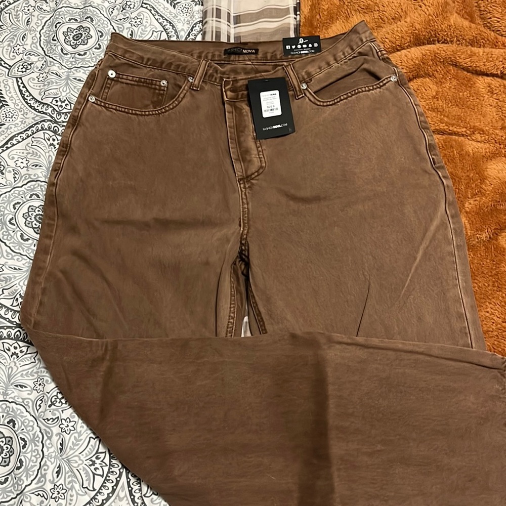 Crossover Color Straight Leg Jeans Fashionova Size 9